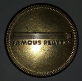 Vintage Famous Players Tech Town Gaming Game Token Metal Coin