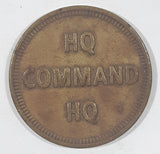 Vintage HQ Command HQ No Cash Value Metal Gaming Token Coin