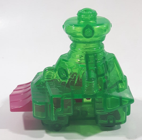 2002 Wendy's Kids Meal Oldemark Bots Green Bot 3 1/4" Long Toy Vehicle