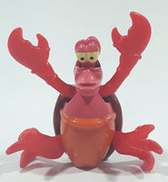 1996 McDonald's Disney Little Mermaid Sebastian Crab 3 1/4" Tall Plastic Wind Up Moving Toy Figure