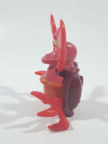 1996 McDonald's Disney Little Mermaid Sebastian Crab 3 1/4" Tall Plastic Wind Up Moving Toy Figure