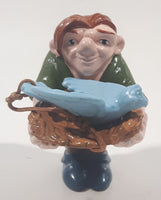 Disney Hunchback of Notre Dame Quasimodo Holding Nest with Blue Bird PVC Toy Figure 3 1/8" Tall