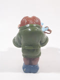 Disney Hunchback of Notre Dame Quasimodo Holding Nest with Blue Bird PVC Toy Figure 3 1/8" Tall