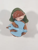 Disney Hunchback of Notre Dame Quasimodo Holding Nest with Blue Bird PVC Toy Figure 3 1/8" Tall