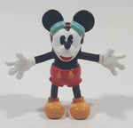 Just Toys Disney BendEms Mickey Mouse The Mail Pilot 2 7/8" Tall Bendable Rubber Toy Figure