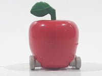 1995 McDonald's The Busy World of Richard Scarry  Lowly Worm Apple Car 2 3/8" Tall Toy Figure