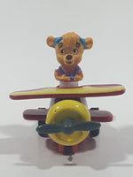 Vintage 1989 Disney Tailspin Holly's Bi-Plane 2 1/4" Tall Toy Airplane Figure