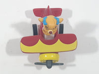 Vintage 1989 Disney Tailspin Holly's Bi-Plane 2 1/4" Tall Toy Airplane Figure