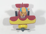 Vintage 1989 Disney Tailspin Holly's Bi-Plane 2 1/4" Tall Toy Airplane Figure