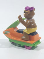 1991 McDonald's Hanna Barbera Yogi Bear Cartoon Character on Jet Ski Rev-Up and Go Toy Figure