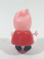 Peppa Pig Mummy Pig 2" Tall Plastic and Rubber Toy Figure