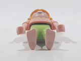 Geobra Playmobil Small Blonde Girl Child Green Pants Strawberry Pink Shirt 2 1/8" Tall Toy Figure