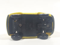 Disney Pixar Cars Fiat 500 Luigi Yellow Plastic Die Cast Toy Car Vehicle