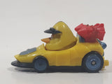 2009-2013 Rovio Angry Birds Go! TelePods Chuck's Mega Rocket Yellow Toy Car Vehicle #A6028