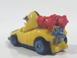 2009-2013 Rovio Angry Birds Go! TelePods Chuck's Mega Rocket Yellow Toy Car Vehicle #A6028