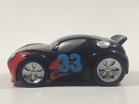2009 Spin Master #33 Black with Flames Die Cast Toy Car Vehicle