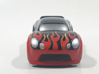 2009 Spin Master #33 Black with Flames Die Cast Toy Car Vehicle