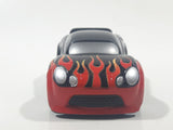 2009 Spin Master #33 Black with Flames Die Cast Toy Car Vehicle