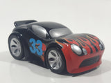 2009 Spin Master #33 Black with Flames Die Cast Toy Car Vehicle