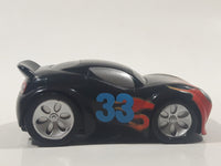 2009 Spin Master #33 Black with Flames Die Cast Toy Car Vehicle