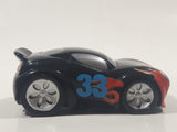 2009 Spin Master #33 Black with Flames Die Cast Toy Car Vehicle