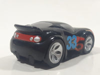 2009 Spin Master #33 Black with Flames Die Cast Toy Car Vehicle