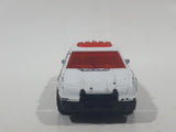 2004 Burger King Matchbox Police Car White Die Cast Toy Car Vehicle