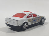 2004 Burger King Matchbox Police Car White Die Cast Toy Car Vehicle