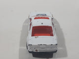 2004 Burger King Matchbox Police Car White Die Cast Toy Car Vehicle