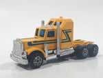 Vintage Summer Motor Force S8231 - 8233 Semi Tractor Truck Yellow Die Cast Toy Car Vehicle