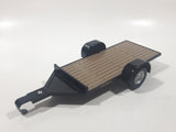 ERTL John Deere Flat Bed Trailer Black Die Cast Toy Car Vehicle