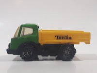 Vintage Tonka 51718 Green and Yellow Truck Pressed Steel Toy Car Vehicle Made in Hong Kong