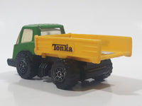 Vintage Tonka 51718 Green and Yellow Truck Pressed Steel Toy Car Vehicle Made in Hong Kong