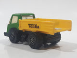 Vintage Tonka 51718 Green and Yellow Truck Pressed Steel Toy Car Vehicle Made in Hong Kong