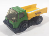 Vintage Tonka 51718 Green and Yellow Truck Pressed Steel Toy Car Vehicle Made in Hong Kong