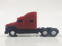 ERTL Semi Tractor Truck Red Plastic Body Die Cast Toy Car Vehicle