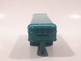 ERTL Farm Country Livestock Trailer Teal Green Die Cast Toy Car Vehicle with Opening Rear Gate