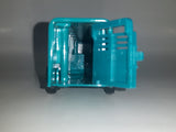 ERTL Farm Country Livestock Trailer Teal Green Die Cast Toy Car Vehicle with Opening Rear Gate