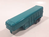 ERTL Farm Country Livestock Trailer Teal Green Die Cast Toy Car Vehicle with Opening Rear Gate