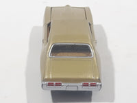 2003 Johnny Lightning 1969 Pontiac GTO Gold Die Cast Toy Car Vehicle with Opening Hood