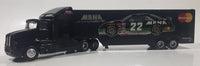 1994 Racing Champions MBNA Motorsports NASCAR Pontiac #22 Ward Burton Semi Tractor Truck and Trailer Black 11" Long Die Cast Toy Car Vehicle