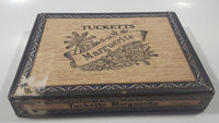 Vintage Pierced Head-Patented 1933 Tucketts Marguerite Claro Cigar Box