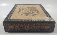 Vintage Pierced Head-Patented 1933 Tucketts Marguerite Claro Cigar Box