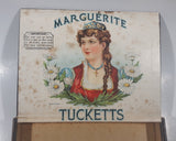 Vintage Pierced Head-Patented 1933 Tucketts Marguerite Claro Cigar Box