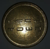 Vintage Famous Players Tech Town Gaming Game Token Metal Coin