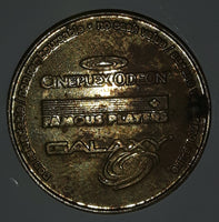 Vintage Famous Players Cineplex Odeon Galaxy No Cash Value Gaming Game Token Metal Coin