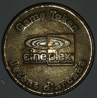 Vintage Famous Players Cineplex Odeon Galaxy No Cash Value Gaming Game Token Metal Coin