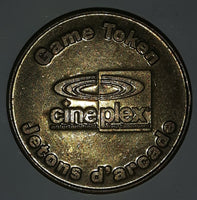 Vintage Famous Players Cineplex Odeon Galaxy No Cash Value Gaming Game Token Metal Coin