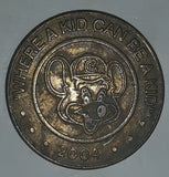 2004 Chuck E. Cheese No Cash Value Gaming Game Token Metal Coin