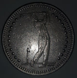 Vintage BallOmatic Niles, MI Golf Themed Metal Token Ball Marker Coin